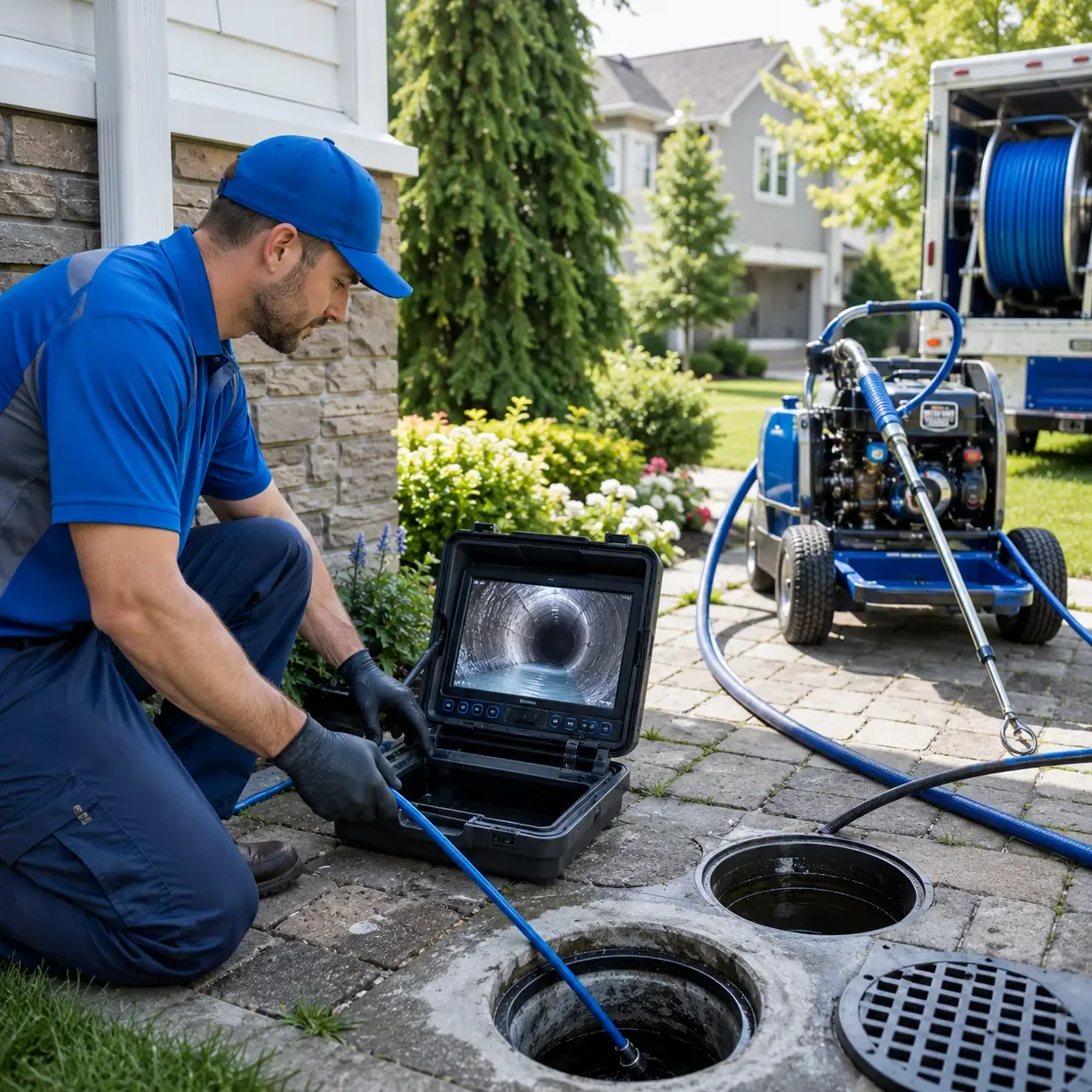 Outdoor drain cleaning professionals serving Fannin, TX